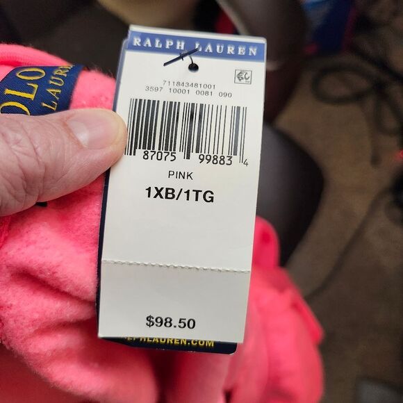 Polo‎ by Ralph Lauren Pink Athletic Shorts with Elastic Waistband Sz 1XB NEW - Picture 4 of 10